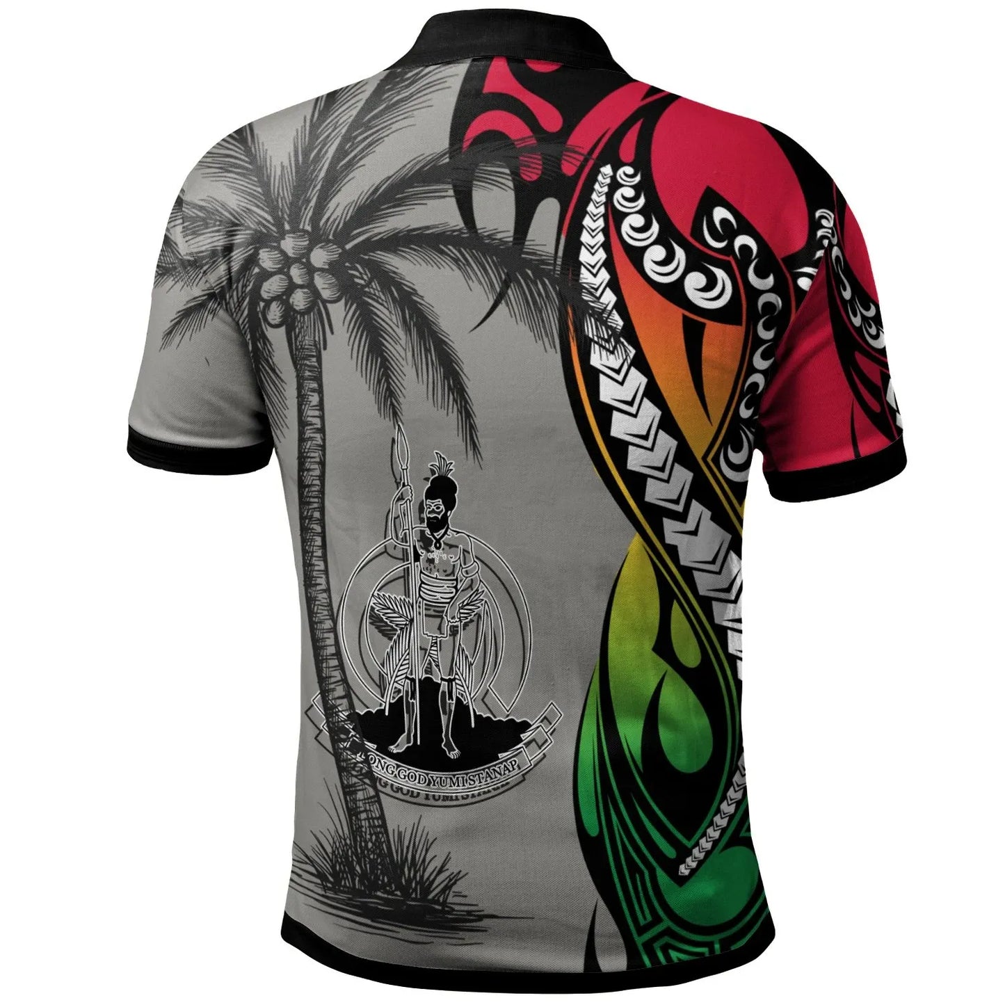 Vanuatu Polo Shirt - Classical Coconut Tree