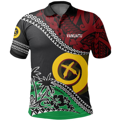 Vanuatu Polo Shirt Fall In The Wave