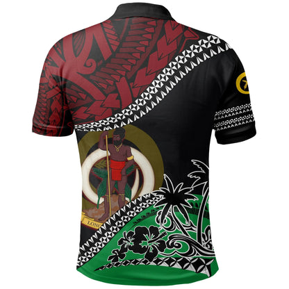 Vanuatu Polo Shirt Fall In The Wave