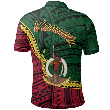 Vanuatu Polo Shirt - Maewo Seal Of Vanuatu Polynesian Patterns