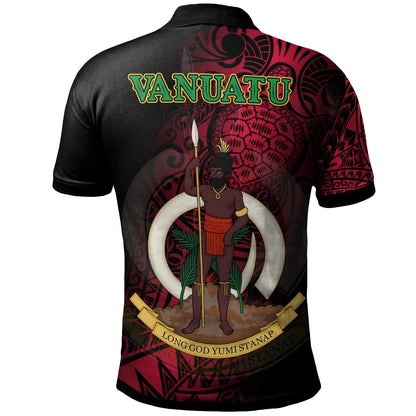 Vanuatu Polo Shirt - Turtle Polynesian Style