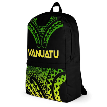 Vanuatu Polynesian Backpack - Reggae Tribal Pattern