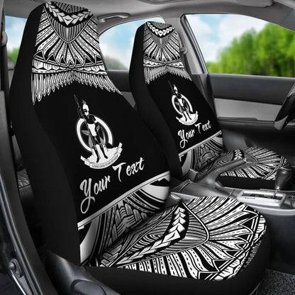 Vanuatu Polynesian Car Seat Covers - Pride White Version