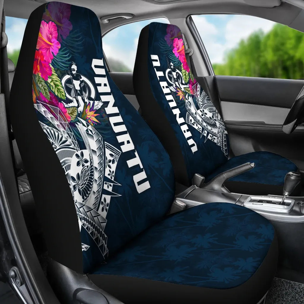 Vanuatu Polynesian Car Seat Covers  - Summer Vibes