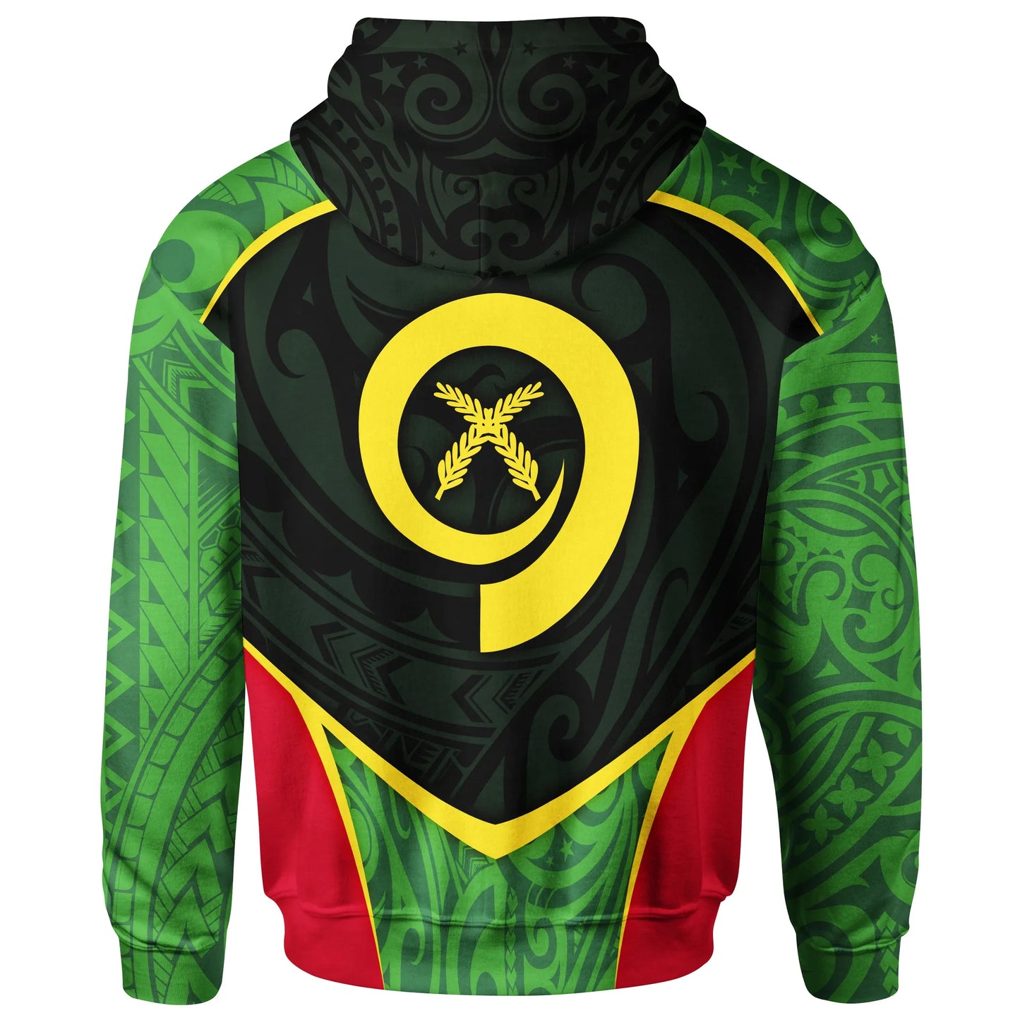 Vanuatu Polynesian Hoodie - Flag Sport Style