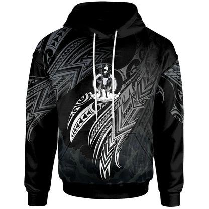 Vanuatu Polynesian Hoodie - Legend White  Version