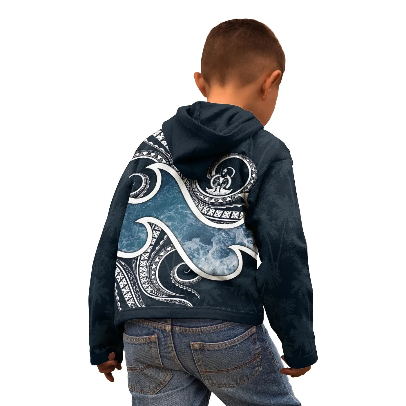 Vanuatu Polynesian Hoodie - Ocean Style