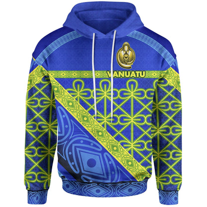 Vanuatu Polynesian Hoodie - Pig's Tusk With Tamtam Statue