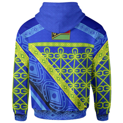 Vanuatu Polynesian Hoodie - Pig's Tusk With Tamtam Statue