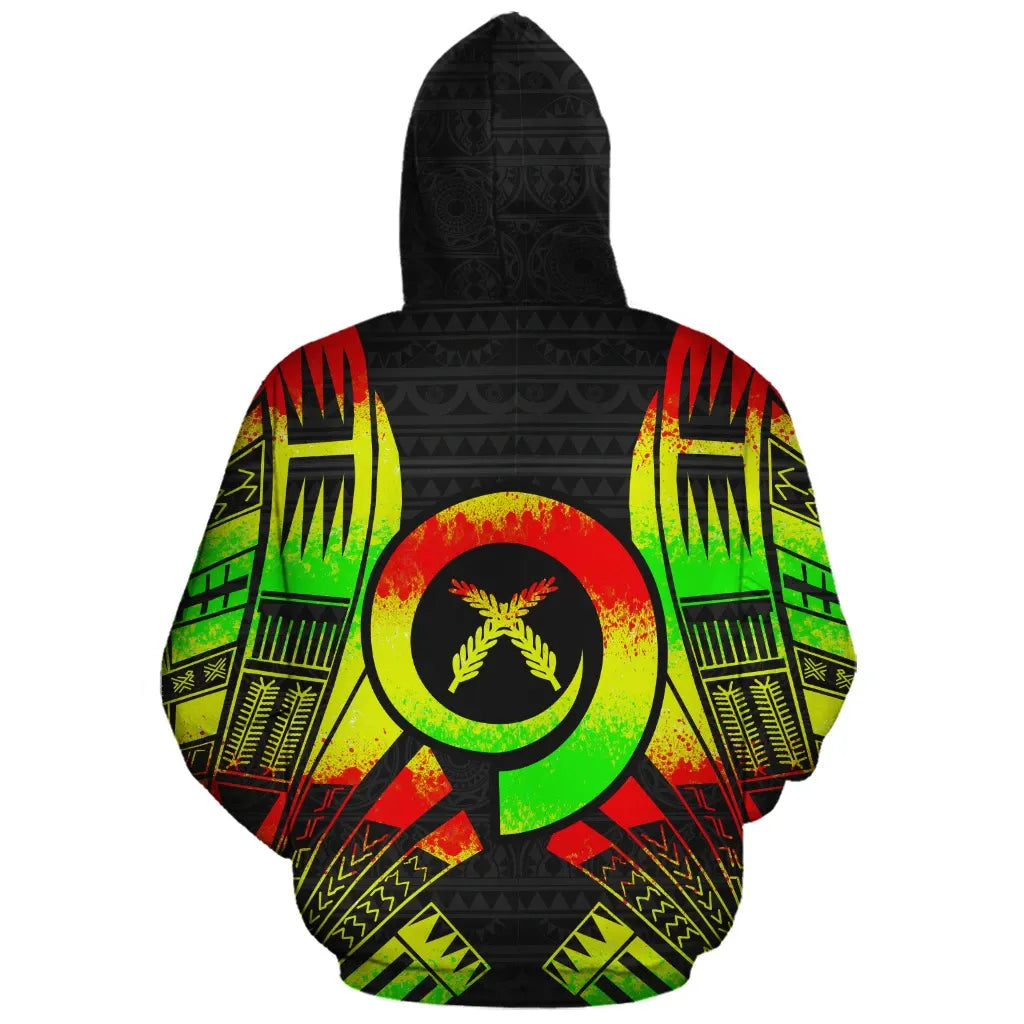 Vanuatu Polynesian Personalised Custom Hoodie - Reggae Tattoo
