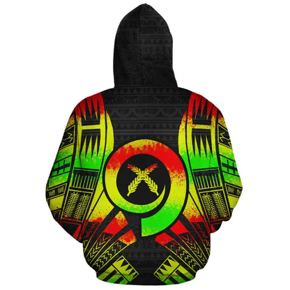 Vanuatu Polynesian Personalised Custom Hoodie - Reggae Tattoo