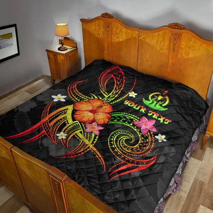 Vanuatu Polynesian Personalised Premium Quilt - Legend of Vanuatu (Reggae)