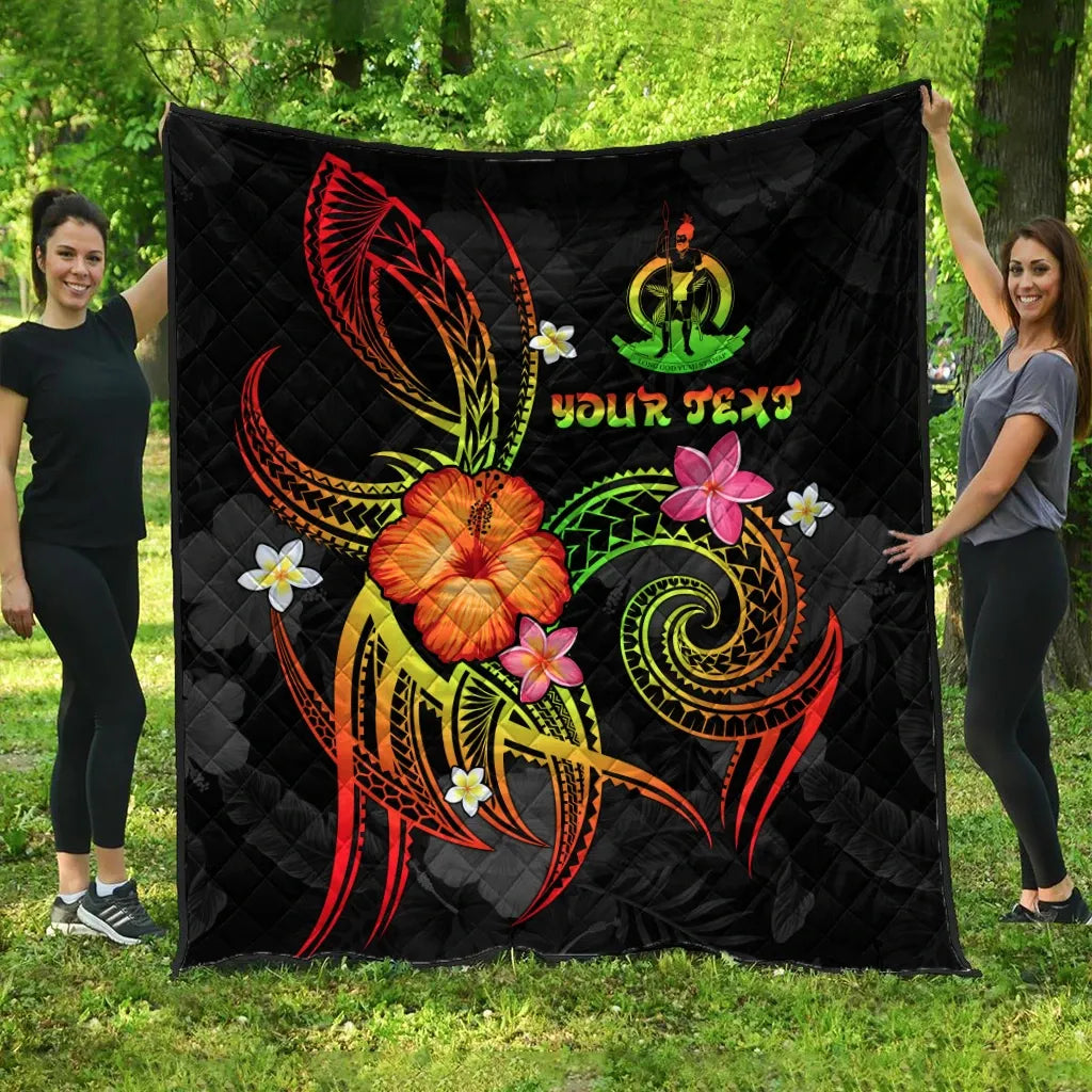 Vanuatu Polynesian Personalised Premium Quilt - Legend of Vanuatu (Reggae)