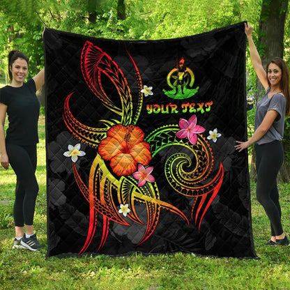 Vanuatu Polynesian Personalised Premium Quilt - Legend of Vanuatu (Reggae)