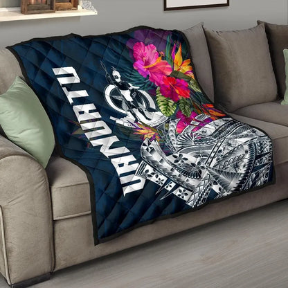 Vanuatu Polynesian Premium Quilt  - Summer Vibes