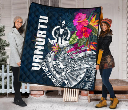 Vanuatu Polynesian Premium Quilt  - Summer Vibes