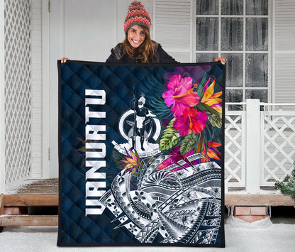 Vanuatu Polynesian Premium Quilt  - Summer Vibes