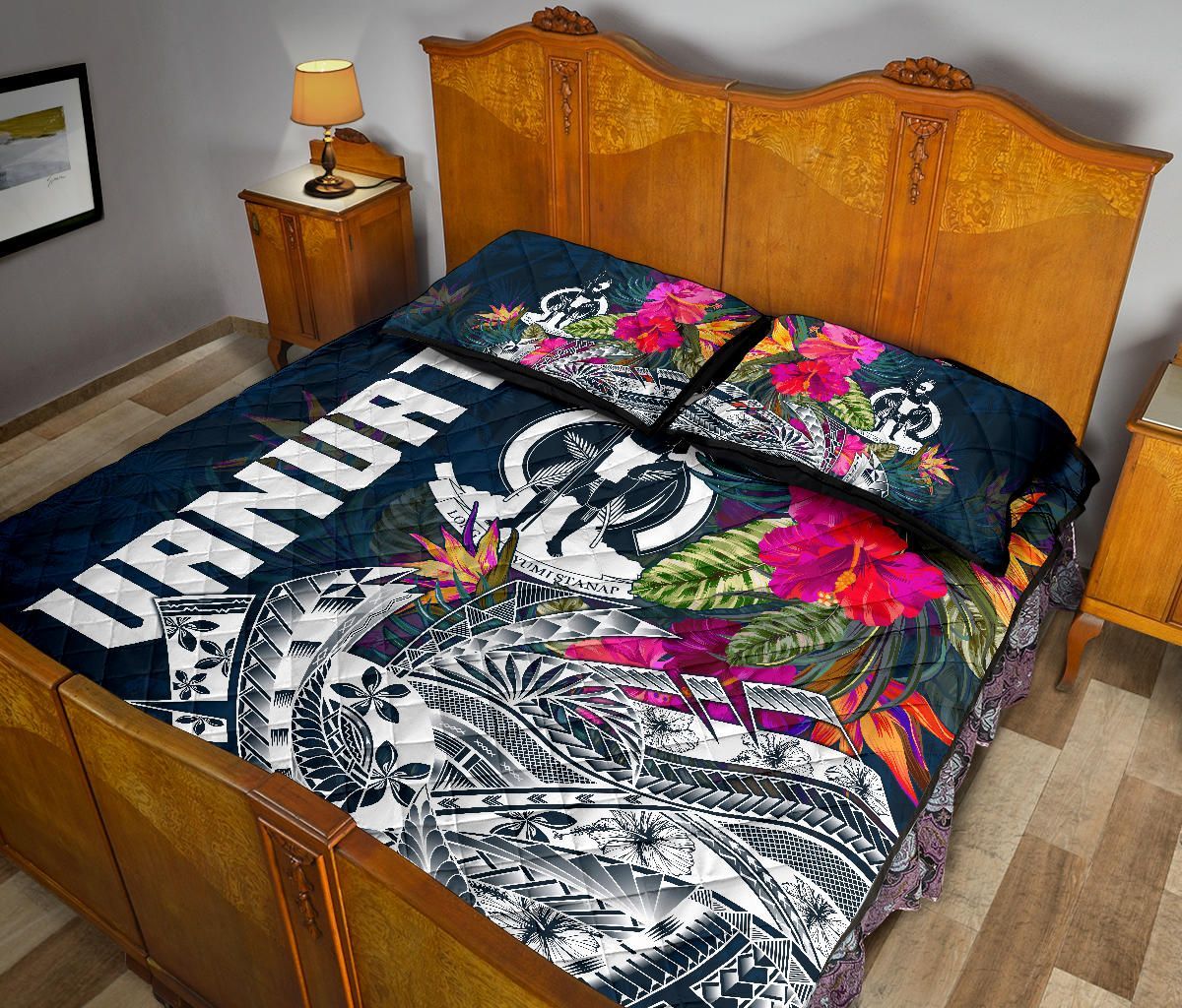 Vanuatu Polynesian Quilt Bed Set - Summer Vibes