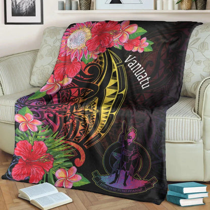 Vanuatu Premium Blanket - Tropical Hippie Style