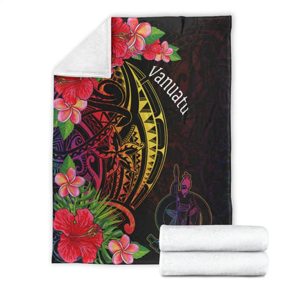 Vanuatu Premium Blanket - Tropical Hippie Style