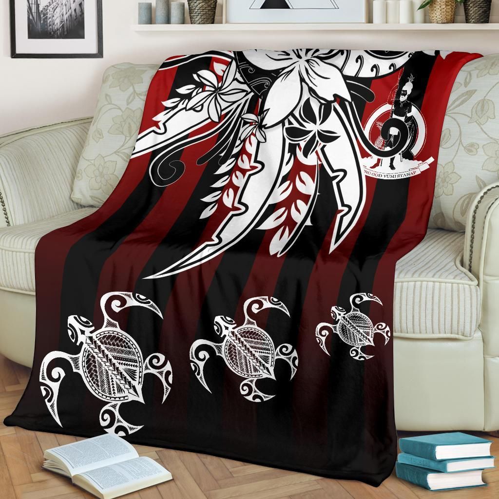 Vanuatu Premium Blanket - Vertical Stripes Style