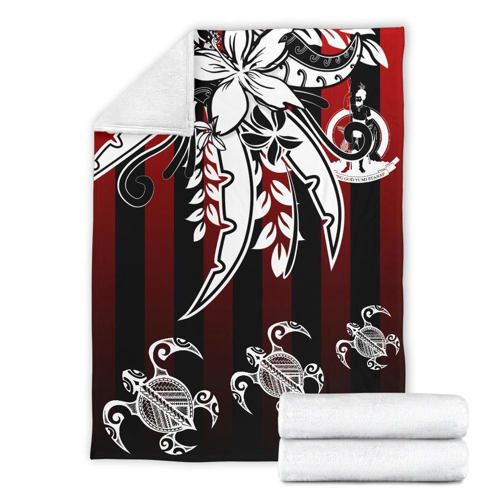 Vanuatu Premium Blanket - Vertical Stripes Style