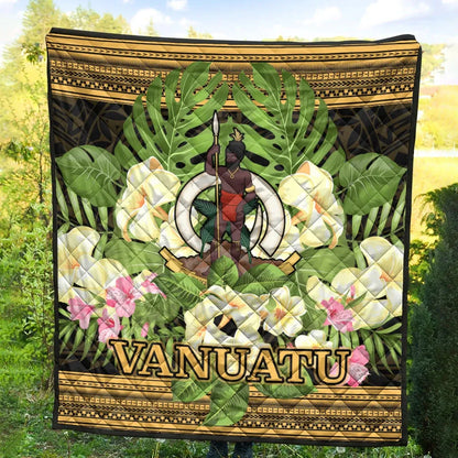 Vanuatu Premium Quilt - Polynesian Gold Patterns Collection