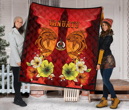 Vanuatu Premium Quilt - Tribal Tuna Fish