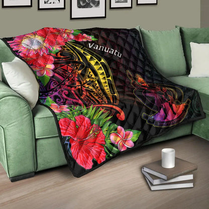 Vanuatu Premium Quilt - Tropical Hippie Style