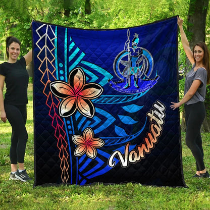 Vanuatu Premium Quilt - Vintage Tribal Mountain