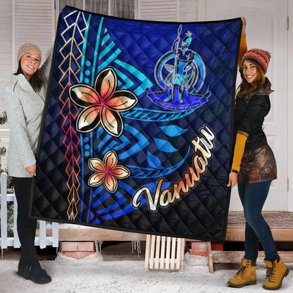 Vanuatu Premium Quilt - Vintage Tribal Mountain