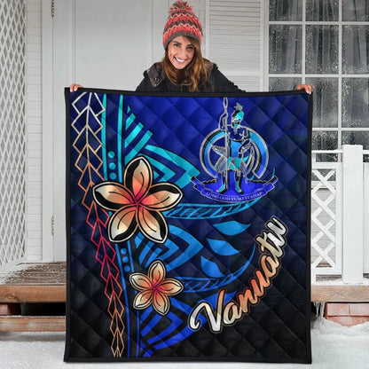 Vanuatu Premium Quilt - Vintage Tribal Mountain