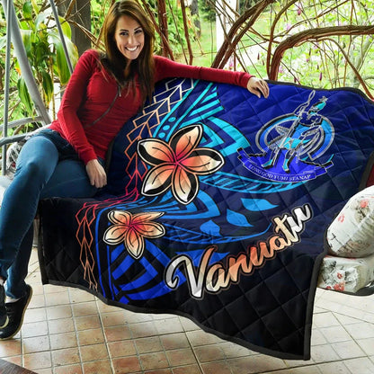 Vanuatu Premium Quilt - Vintage Tribal Mountain