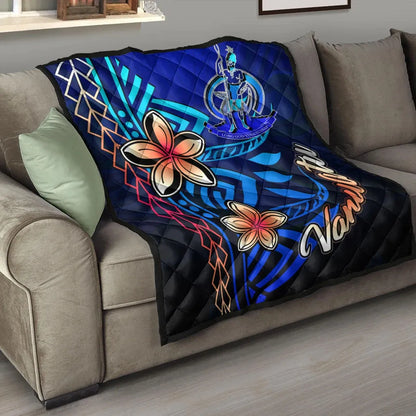 Vanuatu Premium Quilt - Vintage Tribal Mountain