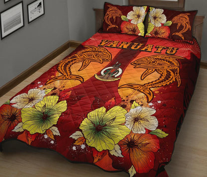 Vanuatu Quilt Bed Sets - Tribal Tuna Fish
