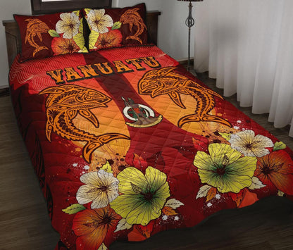 Vanuatu Quilt Bed Sets - Tribal Tuna Fish