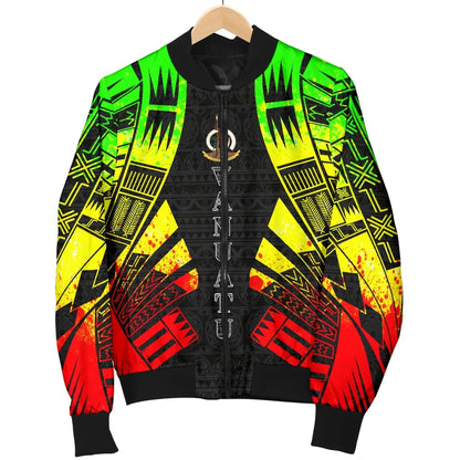 Vanuatu Bomber Jackets - Polynesian Tattoo Reggae