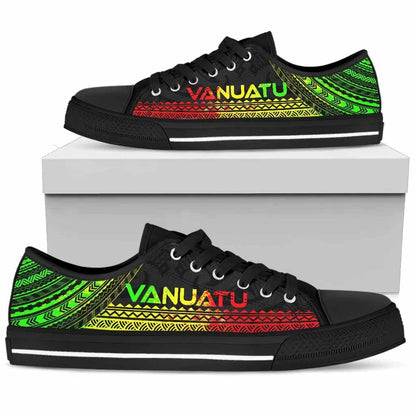 Vanuatu Low Top Shoes - Polynesian Reggae Chief Version