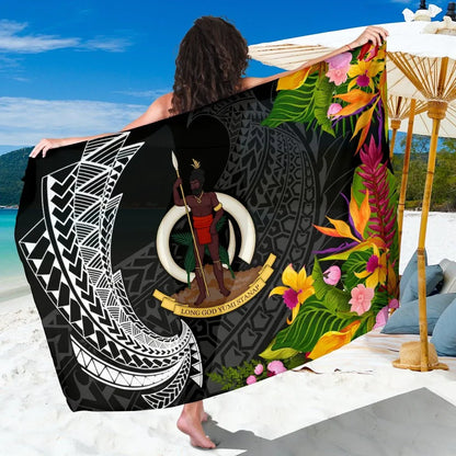 Vanuatu Sarong - Seal Spiral Polynesian Patterns