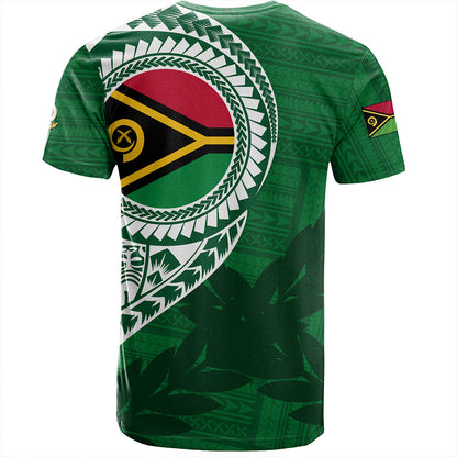 Vanuatu T-Shirt Tribal Melanesia Leaf