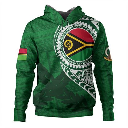 Vanuatu Hoodie Tribal Melanesia Leaf