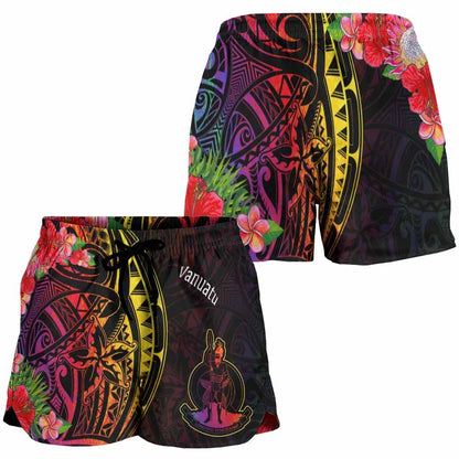 Vanuatu Women Shorts - Tropical Hippie Style