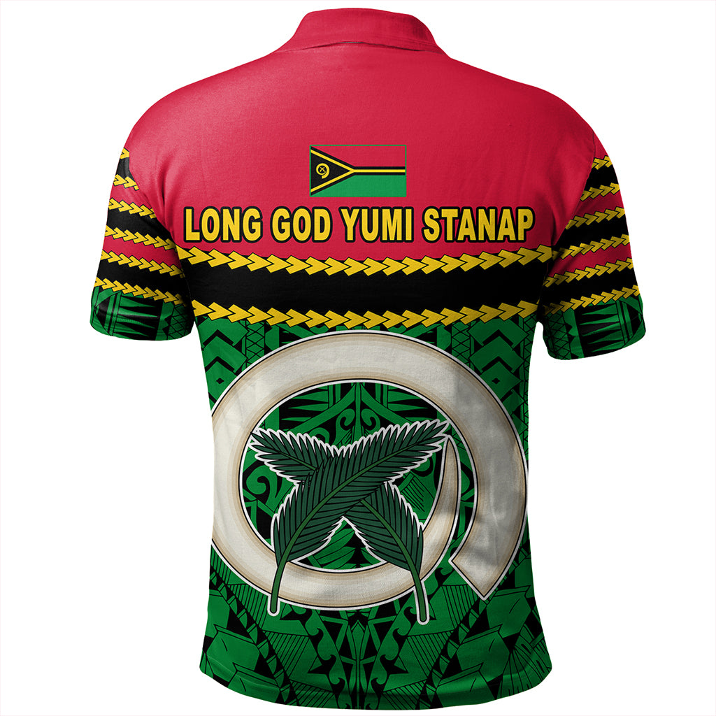 Vanuatu Polo Shirt Melanesian Tribal Pattern