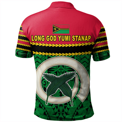 Vanuatu Polo Shirt Melanesian Tribal Pattern