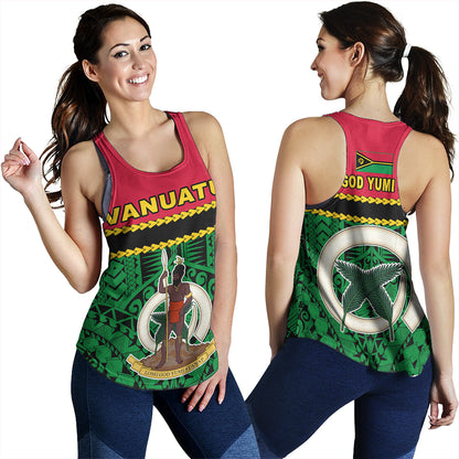 Vanuatu Women Tank Melanesian Tribal Pattern