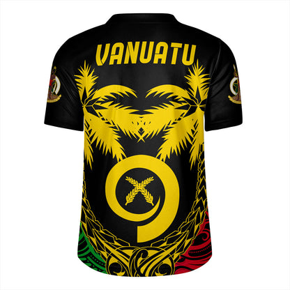 Vanuatu Rugby Jersey Tribal Pattern Coconut