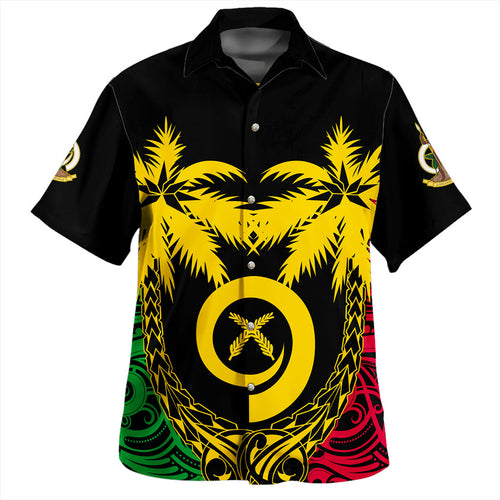 Papua New Guinea Hawaiian Shirt Tribal Polynesia Tropical Hibiscus Flower