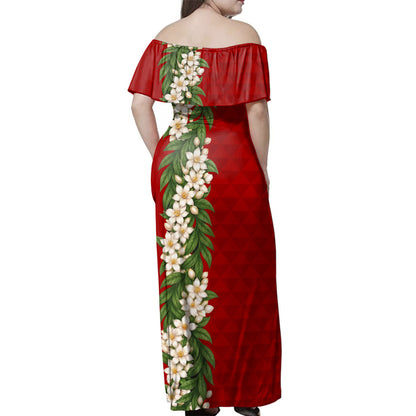 Philippines Filipinos Combo Dress And Shirt Sampaguita Flower Sun Pattern Island Style