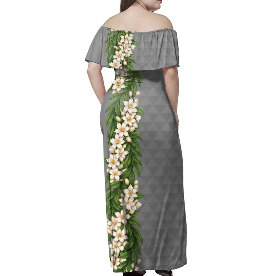 Philippines Filipinos Combo Dress And Shirt Sampaguita Flower Sun Pattern Island Style