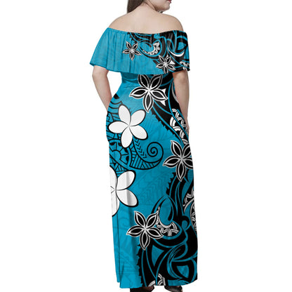 Polynesia Combo Dress And Shirt Polynesia Tribal Tattoo Floral Drawing